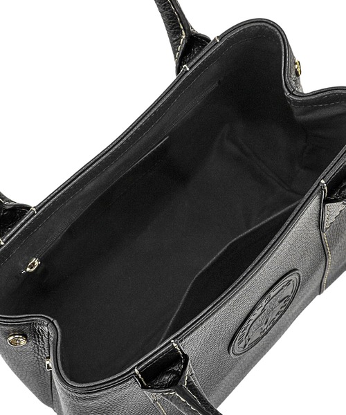 Hunting World（ハンティングワールド）の「HUNTING WORLD TAIMA ハンティングワールド タイマ レザー トートバッグ（トートバッグ・レディース・ブラック・FREE）」の3枚目の写真