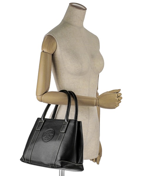 Hunting World（ハンティングワールド）の「HUNTING WORLD TAIMA ハンティングワールド タイマ レザー トートバッグ（トートバッグ・レディース・ブラック・FREE）」の7枚目の写真