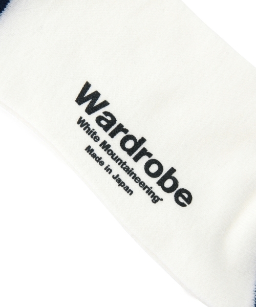 Ray BEAMS（レイビームス）の「●White Mountaineering / WHITEロゴ ソックス（ソックス/靴下・レディース・ホワイト/ネイビー・ONE SIZE）」の14枚目の写真