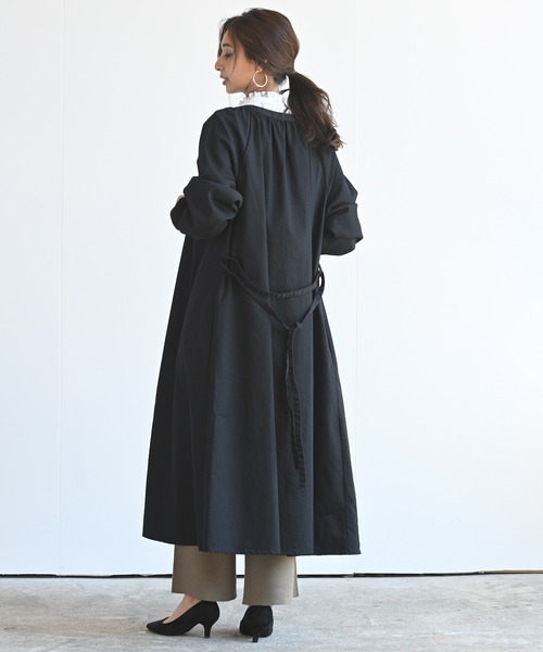 rps（アールピーエス）の「共リボン前あきストレッチデニムワンピース（ワンピース・レディース・ネイビー/ブルー/ブラック・M）」の14枚目の写真