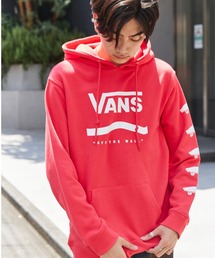 VANS/ヴァンズ Primary Color Pull Hoodie ロゴプリントオーバーサイズパーカー