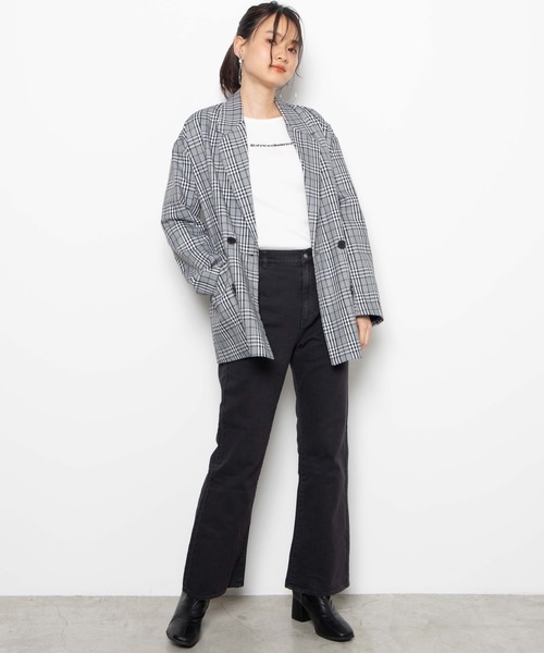 WEGO（ウィゴー）の「WEGO/カラーフレアパンツ（スラックス・レディース・ブラック/グリーン・FREE）」の11枚目の写真