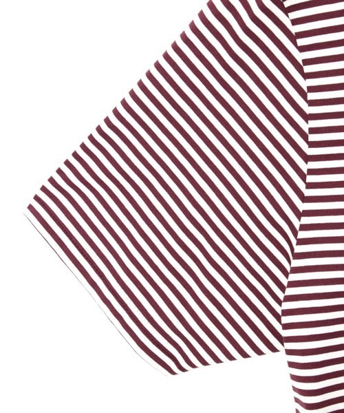 SUNSPEL(サンスペル)の「SUNSPEL / MEN’S Q82 STRIPE(Tシャツ/カットソー・メンズ・ライトブルー/ワインレッド・SMALL/MEDIUM/LARGE)」の11枚目の写真