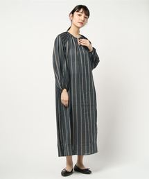 AMERICAN HOLIC | スキッパーショルダーギャザーワンピース(ワンピース)