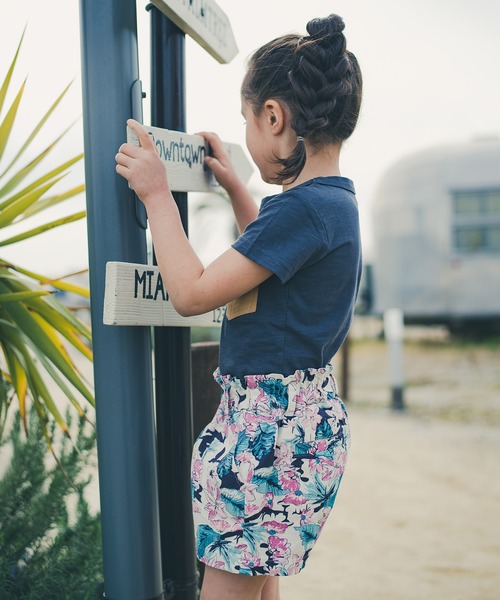 RADCHAP（ラッドチャップ）の「【爽パン】花柄ショートパンツ（その他パンツ・キッズ・オレンジ/ピンク・100cm/110cm/150cm/120cm/90cm/130cm/140cm）」の11枚目の写真