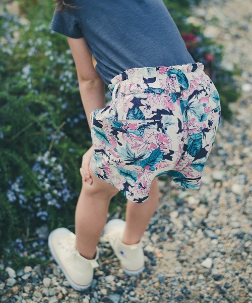 RADCHAP（ラッドチャップ）の「【爽パン】花柄ショートパンツ（その他パンツ・キッズ・オレンジ/ピンク・100cm/110cm/150cm/120cm/90cm/130cm/140cm）」の5枚目の写真