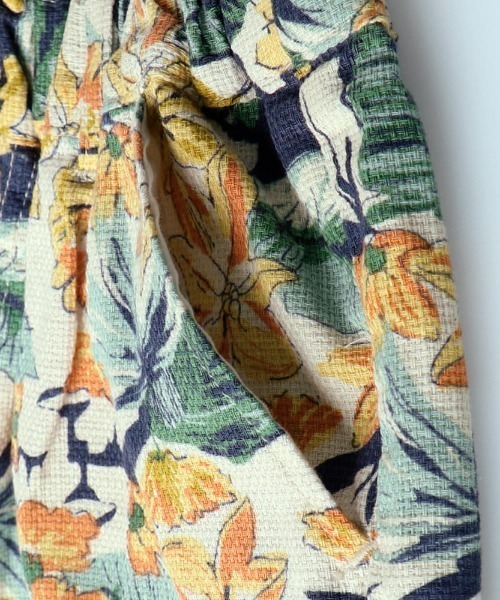 RADCHAP（ラッドチャップ）の「【爽パン】花柄ショートパンツ（その他パンツ・キッズ・オレンジ/ピンク・100cm/110cm/150cm/120cm/90cm/130cm/140cm）」の4枚目の写真