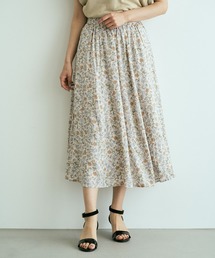 レーヨンギャザーフレアスカート ＊