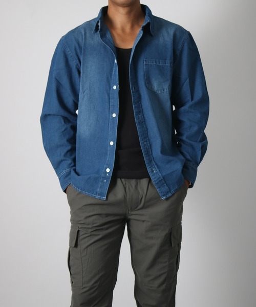 NYLAUS（ナイラス）の「【Nylaus】別注 2026新色 テレコ スリムフィット タンクトップ ノースリーブ インナー（タンクトップ・メンズ・その他/ブラック/ホワイト/霜降りグレー/カーキ/ブルーグレー/レッド/杢グレー・L/M/LL）」の15枚目の写真