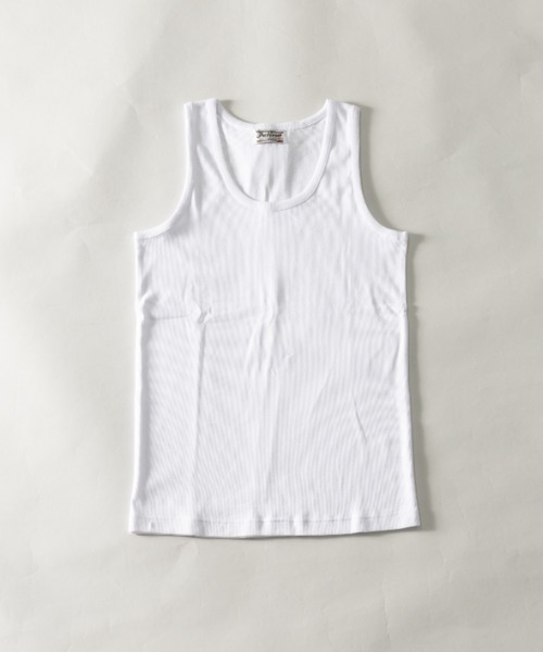 NYLAUS（ナイラス）の「【Nylaus】別注 2026新色 テレコ スリムフィット タンクトップ ノースリーブ インナー（タンクトップ・メンズ・その他/ブラック/ホワイト/霜降りグレー/カーキ/ブルーグレー/レッド/杢グレー・L/M/LL）」の20枚目の写真