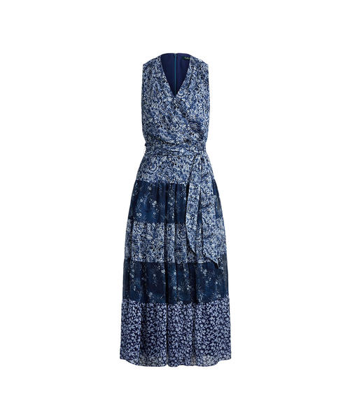 ティアード ジョーゼット ドレス ワンピース Lauren Ralph Lauren ローレン ラルフローレン のファッション通販 Zozotown