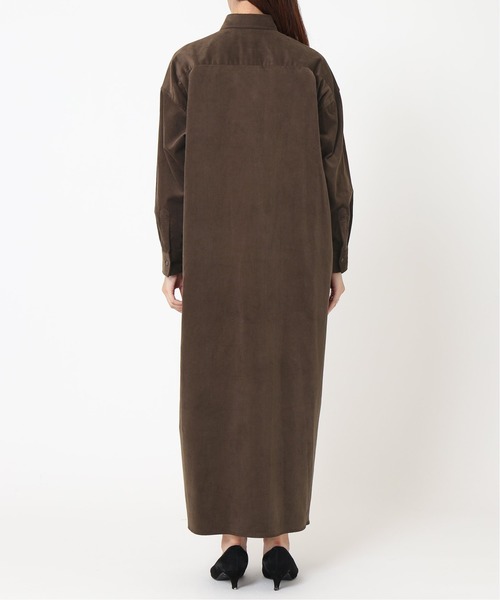 美品☆ジャーナルスタンダードレサージュ シャツコールワンピース コーデュロイ journal standard L'essage（ジャーナルスタンダードレサージュ