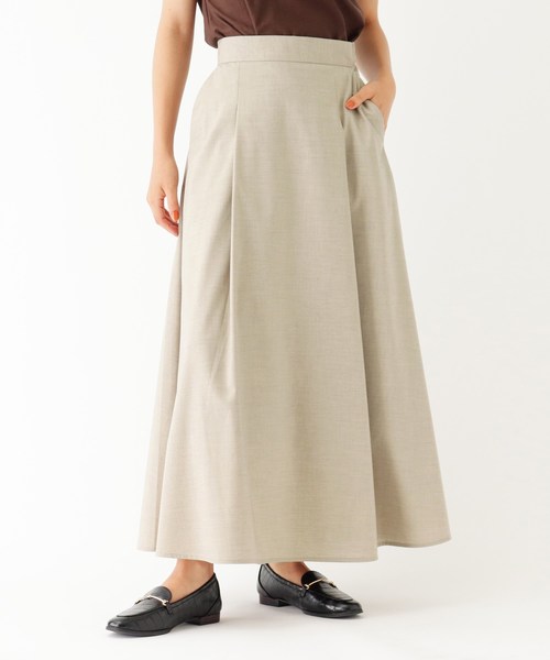 Standard キバンチ T Wツイル ロングフレアスカート イージーケア