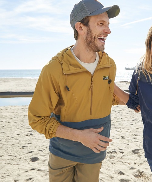 L.L.Bean(エルエルビーン)の「マウンテン・クラシック・アノラック、カラーブロック ジャパン・フィット(ナイロンジャケット・メンズ・イエロー系その他/ブルー系その他/ブラウン系その他・SMALL/MEDIUM/LARGE/X-LARGE/XX-LARGE)」の12枚目の写真