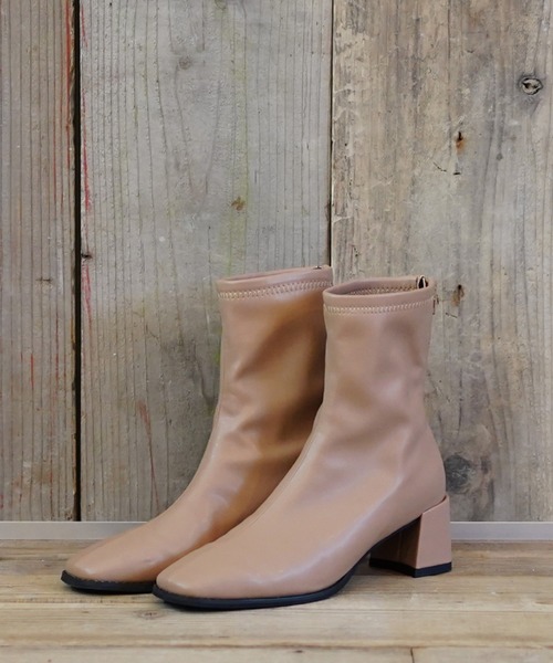 archives（アルシーヴ）の「ストレッチブーツ（ブーツ・レディース・アイボリー/ブラック/ベージュ/ブラウン・MEDIUM/LARGE）」の4枚目の写真