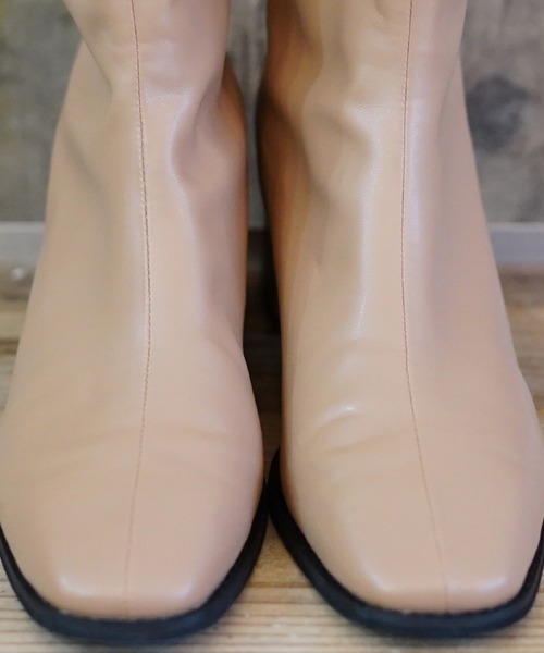 archives（アルシーヴ）の「ストレッチブーツ（ブーツ・レディース・アイボリー/ブラック/ベージュ/ブラウン・MEDIUM/LARGE）」の8枚目の写真