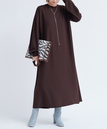 DouDou | カットジョーゼットマキシワンピース(ワンピース)