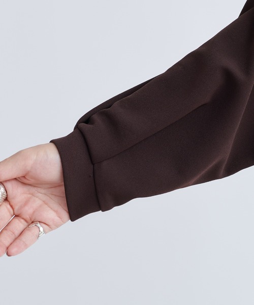 DouDou（ドゥドゥ）の「カットジョーゼットマキシワンピース（ワンピース・レディース・ブラック/ダークブラウン/レッド系その他・FREE）」の13枚目の写真