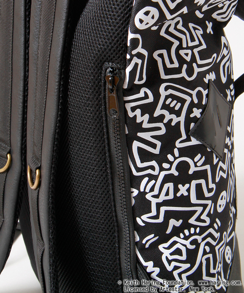 Keith Haring（キース・ヘリング）の「WEGO/Keith Haring(キースヘリング) バックパック（バックパック/リュック・メンズ・ブラック/ブルー・FREE）」の10枚目の写真