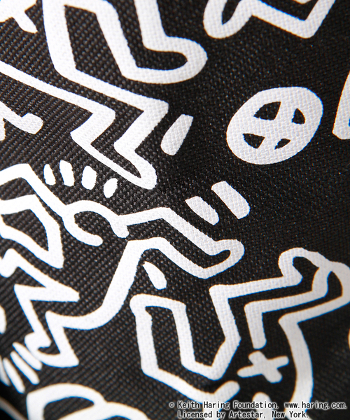Keith Haring（キース・ヘリング）の「WEGO/Keith Haring(キースヘリング) バックパック（バックパック/リュック・メンズ・ブラック/ブルー・FREE）」の11枚目の写真