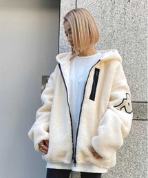 Kappa | Kappa/カッパ/別注ビッグロゴ フードボアブルゾン(ブルゾン)