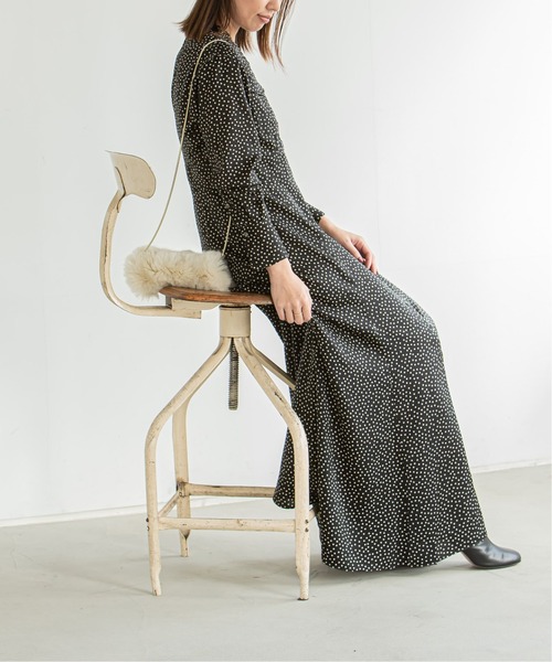 Noble（ノーブル）の「【N.Jam】ドットプリントワンピース