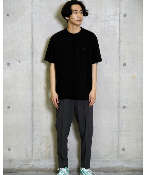 ▪️FRED PERRY SOLO TEX ポロシャツ　カラー　ブラック　黒　ロゴ 2025年最新】FREDPERRY ポロシャツ solotexの人気アイテム