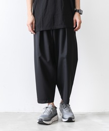 KAZUYUKI KUMAGAI ATTACHMENT | WO/MO TROPICAL BACK PLEATS TAPERED TROUSERS(スラックス)