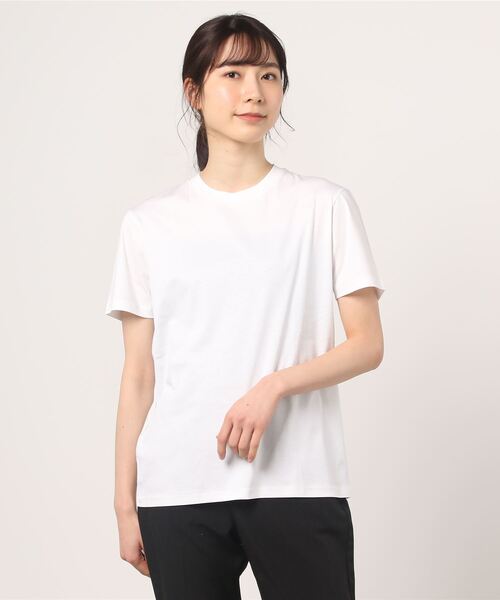 JIL SANDER（ジルサンダー）の「JIL SANDER / ラウンドネックTシャツ（Tシャツ/カットソー・レディース・ブラック/ホワイト・SMALL）」の7枚目の写真