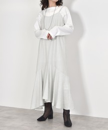 w closet | シワ加工マーメードキャミワンピース(ワンピース)