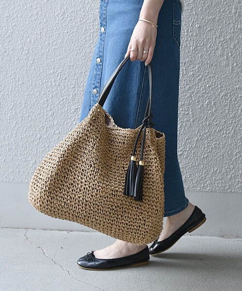 WEB限定】SHIPS any: コマアミ トート（トートバッグ）｜SHIPS any