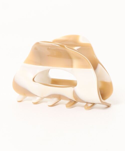 Esime（エシミー）の「バレッタ（バレッタ/ヘアクリップ・レディース・ライトベージュ/キャメル/ベージュ/アイボリー・FREE）」の4枚目の写真