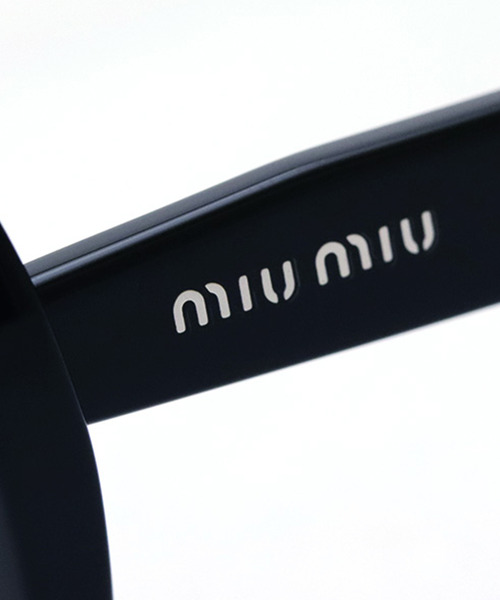 MIU MIU ミュウミュウ MU04VS 1AB0A7 53 サングラス UVカット miu miu（ミュウミュウ）の「【miumiu/ミュウミュウ】ラウンド