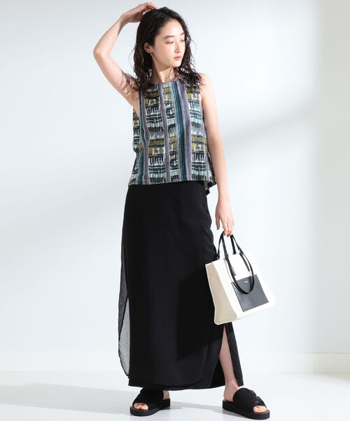 オープン シャツ ブラウス バック シャツ シャツ ブラウス Ray オープン プリント Beams Beams Beams レイビームス のファッション Ray