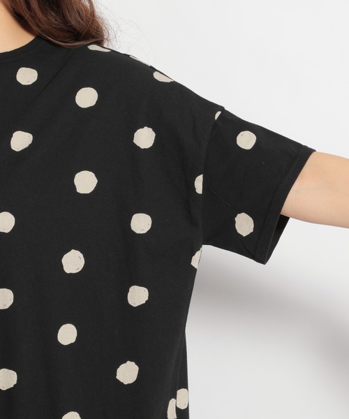 ichi（イチ）の「【ichi(イチ)】ドットカットワンピース（ワンピース・レディース・ホワイト/ブラック・FREE）」の9枚目の写真