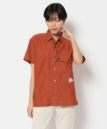 and wander | and wander/アンドワンダー　dry linen open collar shirt ドライリネンオープンカラーシャツ 5741183079(シャツ/ブラウス)