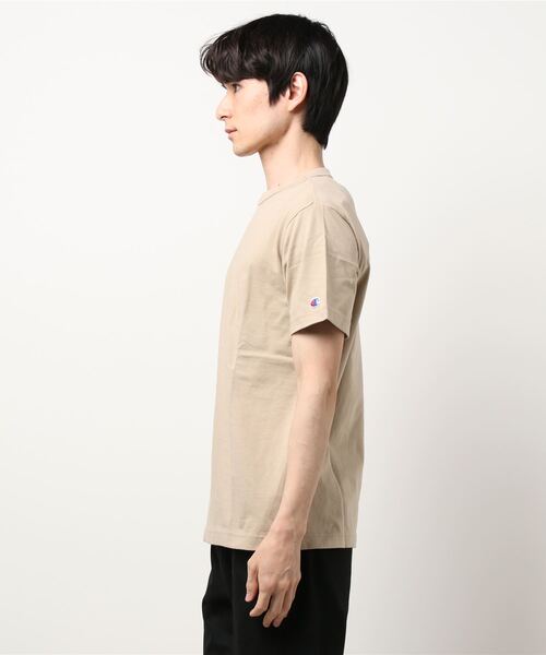 Champion(チャンピオン)の「Champion(チャンピオン)無地半袖Tシャツ(Tシャツ/カットソー・メンズ・ホワイト/ベージュ/ピンク/ブラック/パープル/ブルー/サックスブルー/ダークグリーン/ライラック・XL/L/M/S)」の17枚目の写真