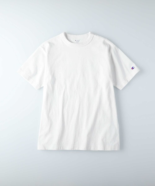Champion(チャンピオン)の「Champion(チャンピオン)無地半袖Tシャツ(Tシャツ/カットソー・メンズ・ホワイト/ベージュ/ピンク/ブラック/パープル/ブルー/サックスブルー/ダークグリーン/ライラック・XL/L/M/S)」の22枚目の写真