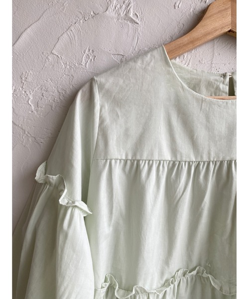 She's Closet（シーズクローゼット）の「半袖フリル 3段