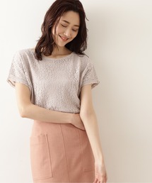NATURAL BEAUTY BASIC | レースカットソートップス(Tシャツ/カットソー)