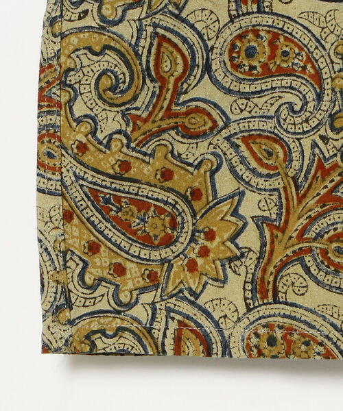 BEAMS PLUS（ビームスプラス）の「BEAMS PLUS / ブロックプリント オープンカラーシャツ（シャツ/ブラウス・メンズ・ベージュ/ブラウン・SMALL/MEDIUM/LARGE/X-LARGE）」の7枚目の写真