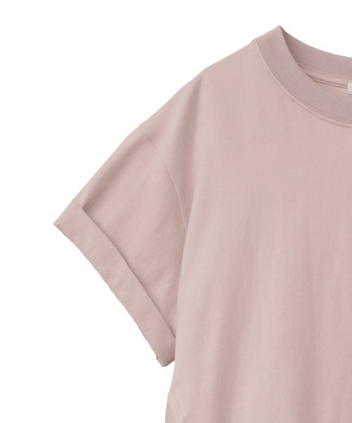 CLANE（クラネ）の「【CLANE(クラネ)】バックフリルTシャツ / BACK FRILL TEE 10105-1122（Tシャツ/カットソー・レディース・ホワイト/ブラック/ベージュ/パープル・1）」の19枚目の写真