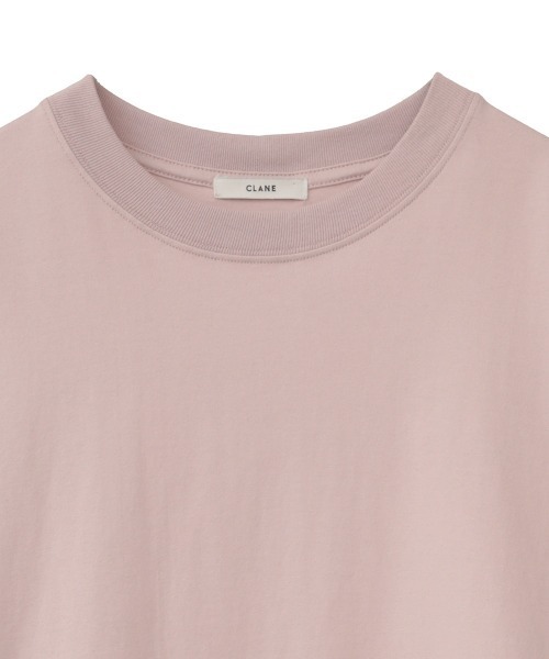 CLANE（クラネ）の「【CLANE(クラネ)】バックフリルTシャツ / BACK FRILL TEE 10105-1122（Tシャツ/カットソー・レディース・ホワイト/ブラック/ベージュ/パープル・1）」の16枚目の写真