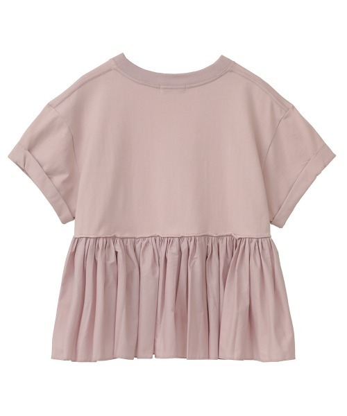 CLANE（クラネ）の「【CLANE(クラネ)】バックフリルTシャツ / BACK FRILL TEE 10105-1122（Tシャツ/カットソー・レディース・ホワイト/ブラック/ベージュ/パープル・1）」の10枚目の写真