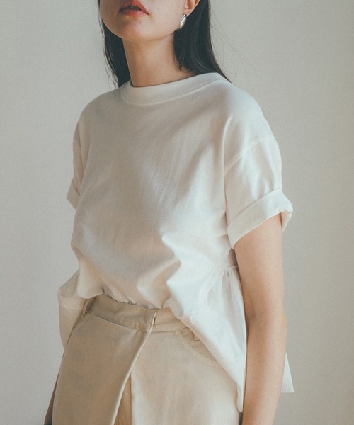 CLANE ホワイト フリル Tシャツ 18105-1162 CLANE ホワイト フリル Tシャツ 18105-1162 - メルカリ