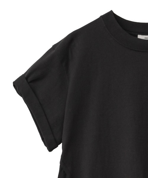 CLANE（クラネ）の「【CLANE(クラネ)】バックフリルTシャツ / BACK FRILL TEE 10105-1122（Tシャツ/カットソー・レディース・ホワイト/ブラック/ベージュ/パープル・1）」の14枚目の写真