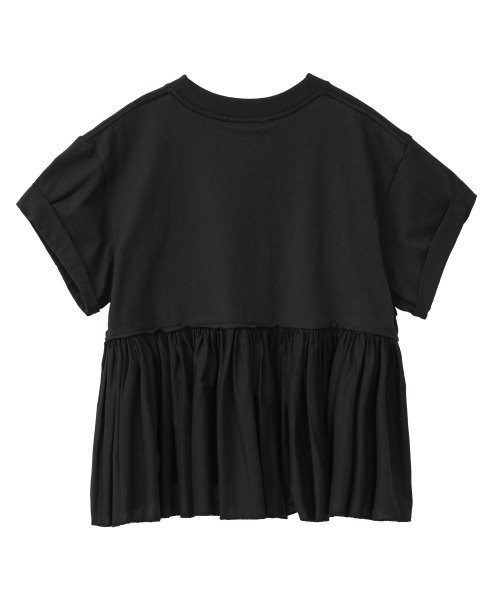 CLANE（クラネ）の「【CLANE(クラネ)】バックフリルTシャツ / BACK FRILL TEE 10105-1122（Tシャツ/カットソー・レディース・ホワイト/ブラック/ベージュ/パープル・1）」の20枚目の写真