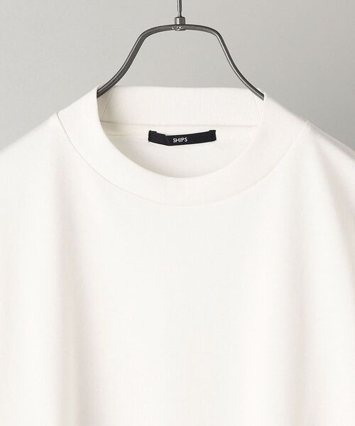 SHIPS（シップス）の「【WEB限定】SHIPS: 形態安定 防シワ加工 テレワーク ビズ クルーネック Tシャツ（Tシャツ/カットソー・メンズ・ライトブルー/ブラック/ホワイト/チャコールグレー/ネイビー・LARGE/XX-LARGE/MEDIUM/X-LARGE/SMALL）」の7枚目の写真