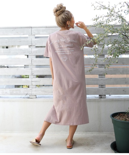 Mimpi アナップミンピ のファッション Usaコットンメッセージ刺繍マキシワンピース ワンピース Anap ワンピース セール