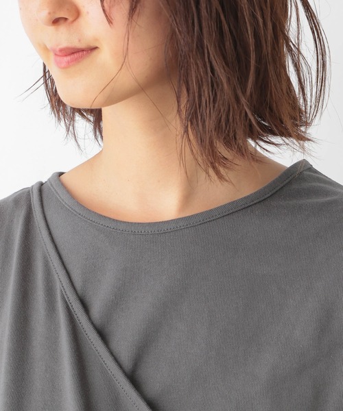 LEPSIM（レプシィム）の「マタニティ／２ＰＳＥＴワンピース　945185（マタニティウェア/グッズ・レディース・グレー/グリーン/グレイッシュベージュ・FREE）」の4枚目の写真